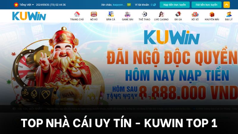 Nhà cái uy tín Kuwin là điểm đến lý tưởng cho cược thủ